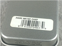 NATIVE CHIEF Emblem Street Chrome Lighter (Zippo, 2006) Sealed Mint