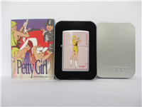 SHARPSHOOTER Satin Chrome Lighter (Zippo, Petty Pretty Girl Collection #648, 2000)