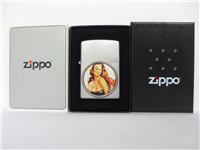 ANITA EKBERG Emblem Pin Up Satin Chrome Lighter (Zippo, 2005)