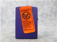 Camel SMOKIN' JOE'S RACING Matte Purple Lighter (Zippo, 237SJ.325, 1997)