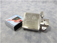 ZIPPO SALUTES PINUP GIRLS - WINTER (HOLLY) Technigraphic Chip Polished Chrome Lighter (Zippo, 1996)