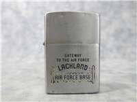 Gateway To The Air Force LACKLAND AIR FORCE BASE Brushed Chrome Lighter (Zippo, 1966)  