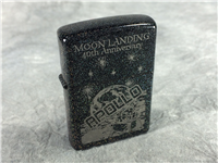MOON LANDING 40TH ANNIVERSARY Special Edition Black Crackle Lighter (Zippo 24650, 2009)  