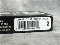 JACK DANIELS CLINT BOWYER Angle Satin Chrome Lighter (Zippo 24422, 2008)