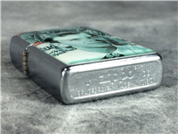 FRANK SINATRA/BUDWEISER Ultralite Chip Street Chrome Lighter (Zippo 20140, 2006)
