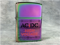 AC/DC HIGH VOLTAGE Spectrum Chrome Lighter (Zippo 28021, 2010)  