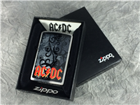 AC/DC Brushed Chrome Lighter (Zippo 24824, 2010)  