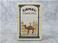 CAMEL TURKISH GOLD Matte Cream Lighter (Zippo, CZ357, 2000)