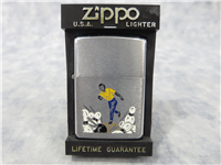 BOWLING Brushed Chrome Colorized Lighter (Zippo, 1971)