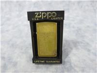 VENETIAN 2-Sided Laser Engraved Design Brass Slim Lighter ( Zippo, 1998)