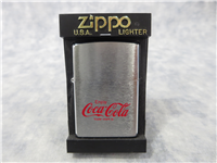 ENJOY COCA-COLA Laser Engraved Brushed Chrome Lighter (Zippo, 1999)
