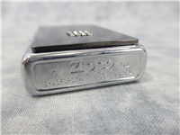 SQUARE CRYSTAL EMBLEM Polished Chrome Lighter (Zippo, 20134, 2002)