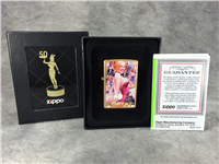 PLAYBOY CLUB 50th Anniversary Limited Edition Gold Dust Lighter (Zippo, 2009)  