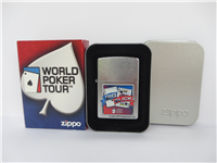 WORLD POKER TOURNAMENT/BIG SLICK Street Chrome Lighter (Zippo, 20984, 2005)