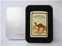CAMEL TURKISH & DOMESTIC BLEND Cream Matte Lighter (Zippo, 1999)
