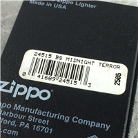 TIGER MIDNIGHT TERROR Polished Chrome Lighter (Zippo 24515, 2008) New Sealed