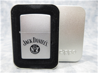 JACK DANIELS OLD NO. 7 Satin Chrome Lighter (Zippo, 20677, 2004-2005)  