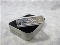JIM BEAM/GENUINE BEAM Engraved Polished Chrome Lighter (Zippo, 21181, 2007)  