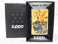 ZODIAC LEO Polished Chrome Lighter (Zippo, 24935, 2011)
