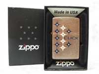 CLICK CLUB MEMBER Matte Sparkling Copper Lighter (Zippo, 2006)  