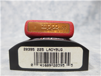 LADYBUG Red Crackle Laser Engraved Lighter (Zippo, 20395, 2003)