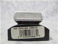 HOPALONG CASSIDY Color Printed Satin Chrome Lighter (Zippo, 2005)