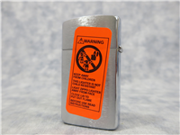 ZEBRA FUR Brushed Chrome Slim Lighter (Zippo, 2002)