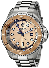 Invicta Men's 16965 Reserve Analog Display Swiss Quartz Silver Watch