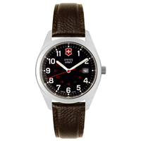 Victorinox Swiss Army Men's 241083 Garrison Collection Brown Leather Watch