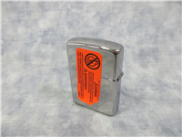 ENGINE TURNED/ENAMEL FLAME Polished Chrome Armor Case Lighter (Zippo, 24740, 2009)