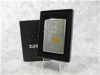 GOLDEN VINEYARD 24KT Gold Inlay Polished Chrome Lighter (Zippo, 20477, 2003)