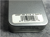 ELVIS IN SWEATER Satin Chrome Lighter (Zippo 205EP.403, 2000)