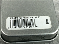 GIANTS SUPER BOWL XLII Polished Chrome Lighter (Zippo 24415, 2008)