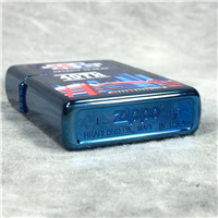 NFL SUPER BOWL 40TH Limited Ed. Blue Ice Chrome Lighter (Zippo 21135, 2005)