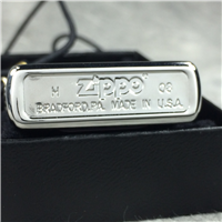 REMINGTON COMPASS Brushed Chrome Lighter (Zippo 24646, 2008)