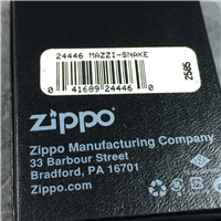 MAZZI SNAKE Color Printed Brushed Chrome Lighter (Zippo 24446, 2009)  