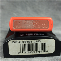 ORANGE CAMO Orange Matte Lighter (Zippo 20210, 2003)  
