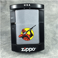 HUNTER Sports Series Brushed Chrome Lighter (Zippo 180HNT, 1991)
