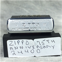 Rare ZIPPO 75th ANNIVERSARY & ZIPPO CLICK 5th ANNIV. Lighter (Zippo 24400, 2007)  