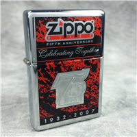 Rare ZIPPO 75th ANNIVERSARY & ZIPPO CLICK 5th ANNIV. Lighter (Zippo 24400, 2007)  
