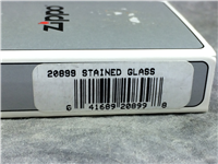 STAINED GLASS Emblem Polished Chrome Lighter (Zippo 20899, 2006)  