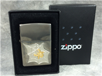 GOLDEN WEB Emblem Black Ice Lighter (Zippo 20871, 2006)  