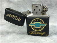 CHEVY RACING Black Matte Lighter (Zippo, 1990s) USED