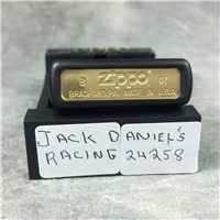 JACK DANIEL'S RACING Black Matte Lighter (Zippo 24258, 2007)