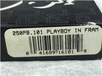 PLAYBOY BUNNY IN FRAME Polished Chrome Lighter (Zippo 250PB.101, 2001)  