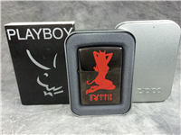 PLAYBOY HOTTIE Ebony Chrome Lighter (Zippo 20579, 2004) Discontinued