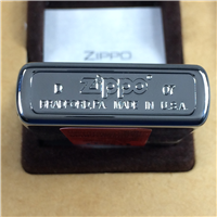 JIM BEAM Limited Edition Polished Chrome Lighter & Barrel Bung Set (Zippo, 2007)  