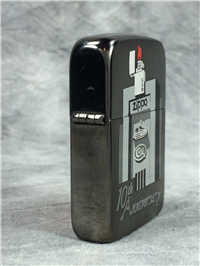 ZIPPO/CASE VISITORS CENTER 10TH ANNIV. Brushed Black Ice 1941 Replica Lighter (2007)  