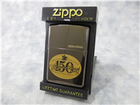 ANHEUSER BUSCH 150TH ANNIVERSARY 534/5000 Limited Edition Midnight Chrome Lighter (Zippo, 2002)  