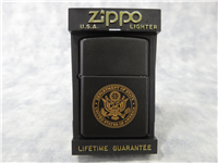 DEPARTMENT OF STATE - UNITED STATES OF AMERICA SEAL Matte Black Lighter (Zippo, 2004)  